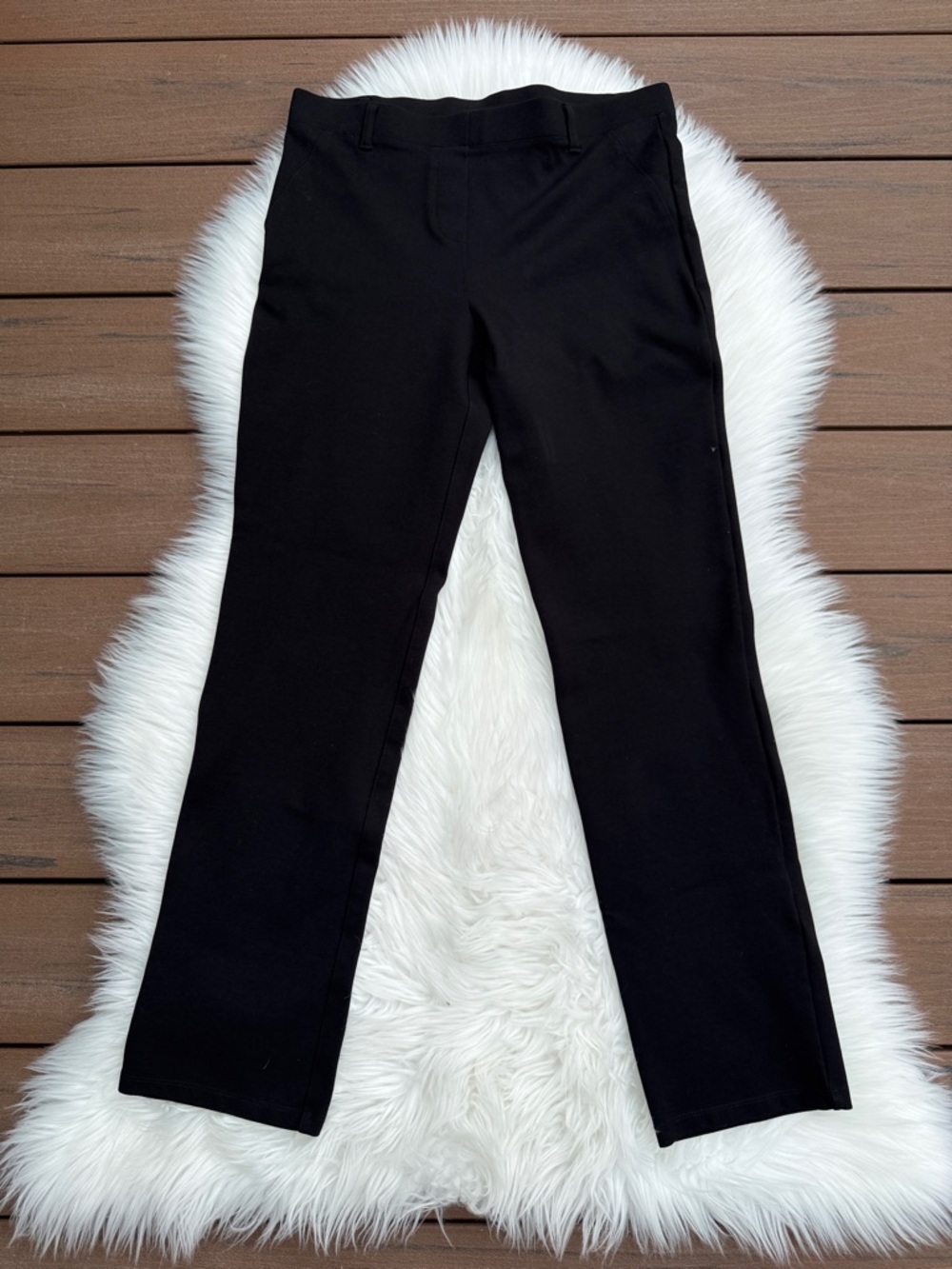 Quince Ultra-Stretch Ponte Straight Leg Pants